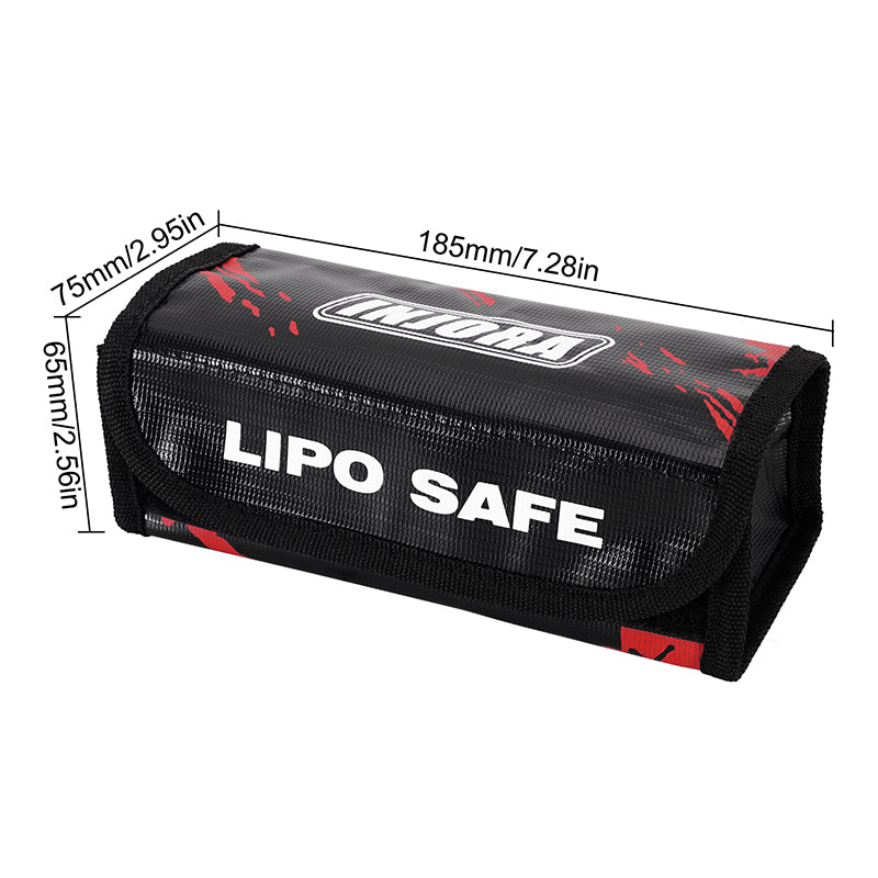 INJORA LiPo Battery Safe Bag Storage Pouch (185*75*65mm) 3 INJORA LiPo Battery Safe Bag Storage Pouch (185*75*65mm)
