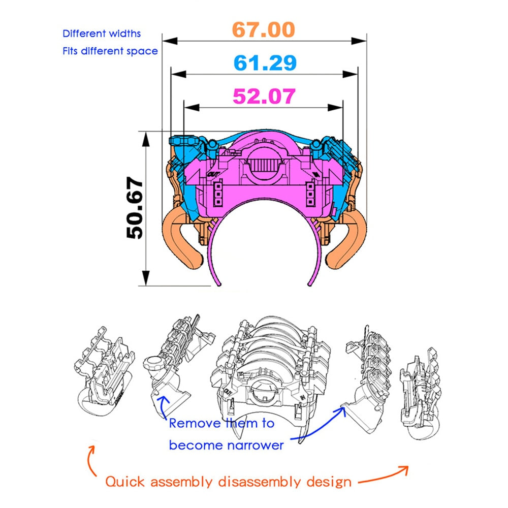 INJORA LS7 V8 Simulate Engine Motor Cooling Fans Radiator Kit for 1/10 RC Crawler 17 INJORA LS7 V8 Simulate Engine Motor Cooling Fans Radiator Kit for 1/10 RC Crawler