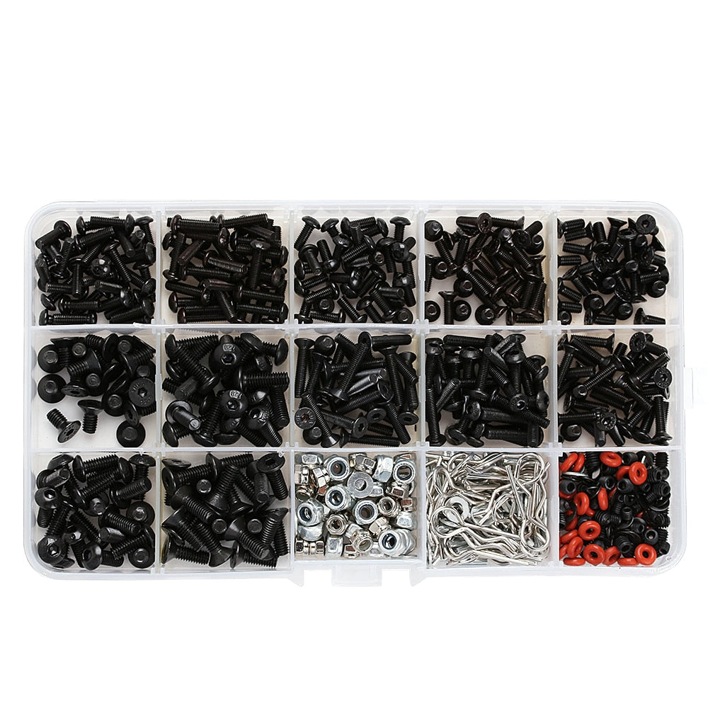 INJORA M3 M4 Metal Screws Nuts Box for 1/10 RC Crawler 4 INJORA M3 M4 Metal Screws Nuts Box for 1/10 RC Crawler