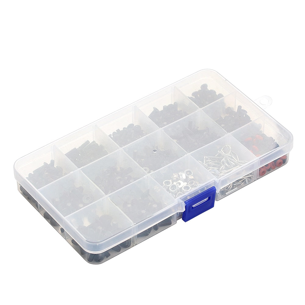 INJORA M3 M4 Metal Screws Nuts Box for 1/10 RC Crawler 5 INJORA M3 M4 Metal Screws Nuts Box for 1/10 RC Crawler