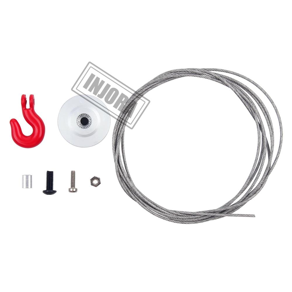 INJORA Metal Front Bumper Mount Servo Stand for TRX-4 6 INJORA Metal Front Bumper Mount Servo Stand for TRX-4