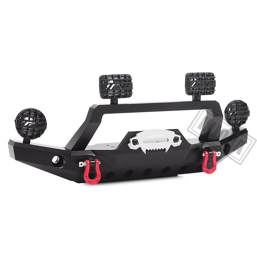 INJORA Metal Front Bumper with LED Light for Traxxas TRX-4 Sport 82024-4 6 INJORA Metal Front Bumper with LED Light for Traxxas TRX-4 Sport 82024-4
