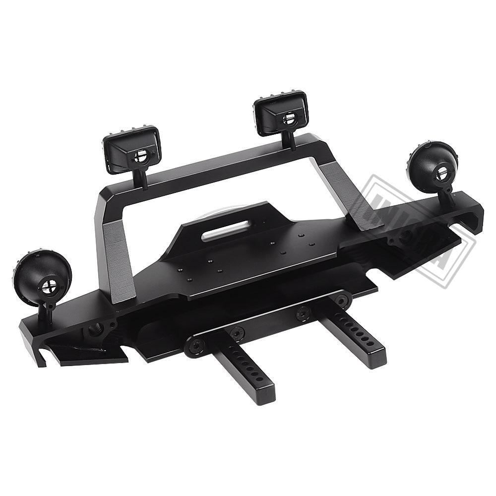 INJORA Metal Front Bumper with LED Light for Traxxas TRX-4 Sport 82024-4 8 INJORA Metal Front Bumper with LED Light for Traxxas TRX-4 Sport 82024-4