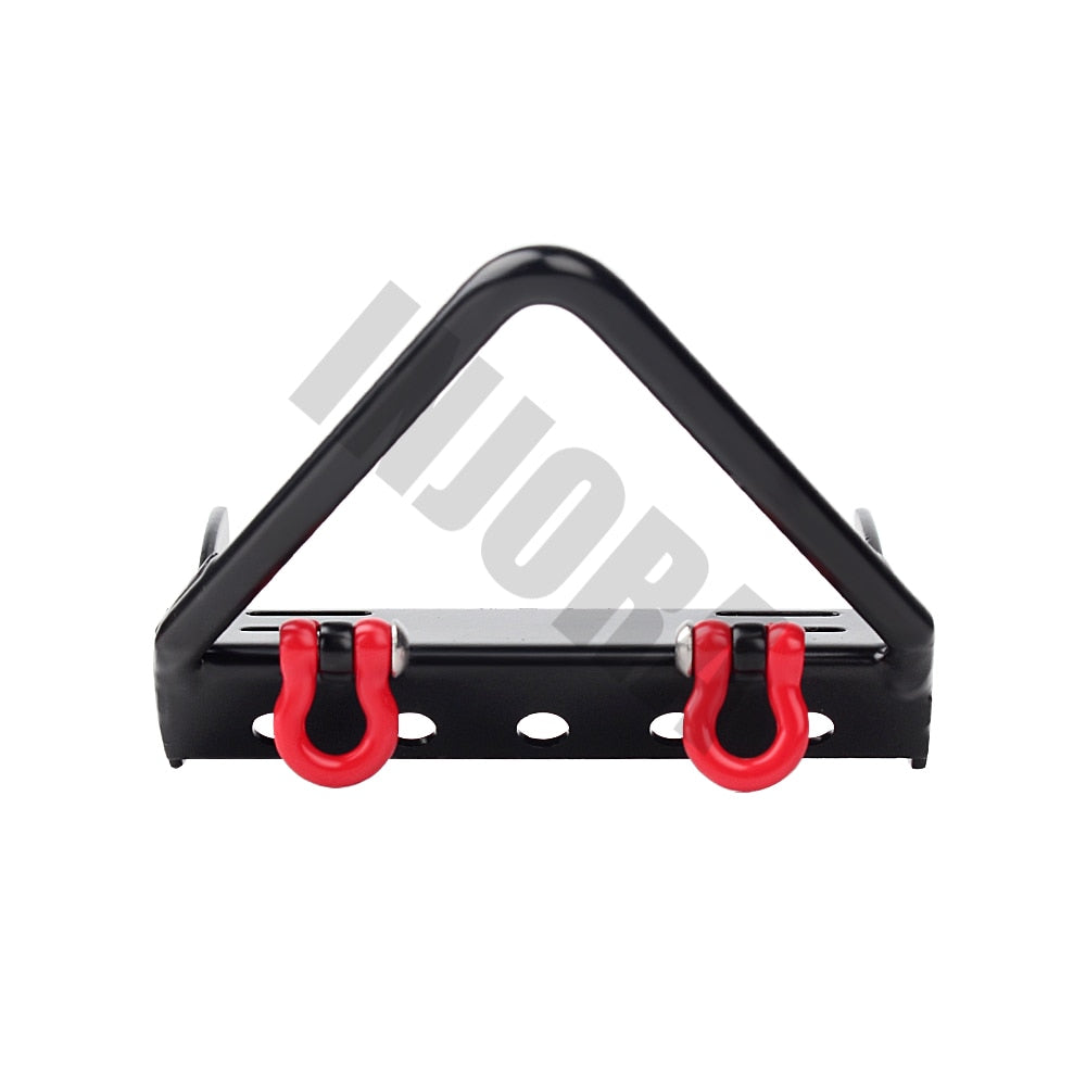 INJORA Metal Front Bumper with Tow Hooks for Axial SCX10 4 INJORA Metal Front Bumper with Tow Hooks for Axial SCX10