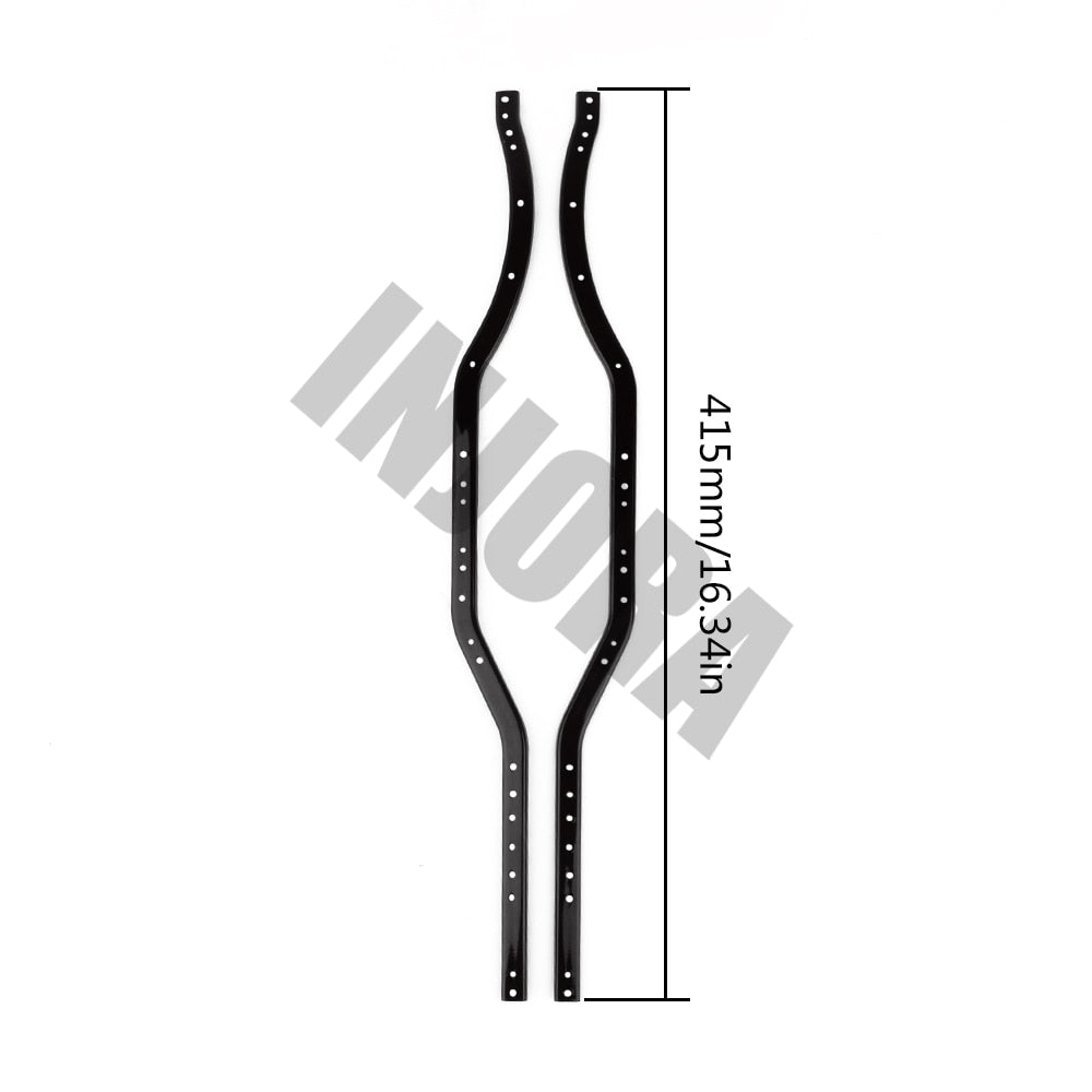 INJORA Metal Girder Side Frame Chassis Rails for SCX10 & SCX10 II (Black) 3 INJORA Metal Girder Side Frame Chassis Rails for SCX10 & SCX10 II (Black)