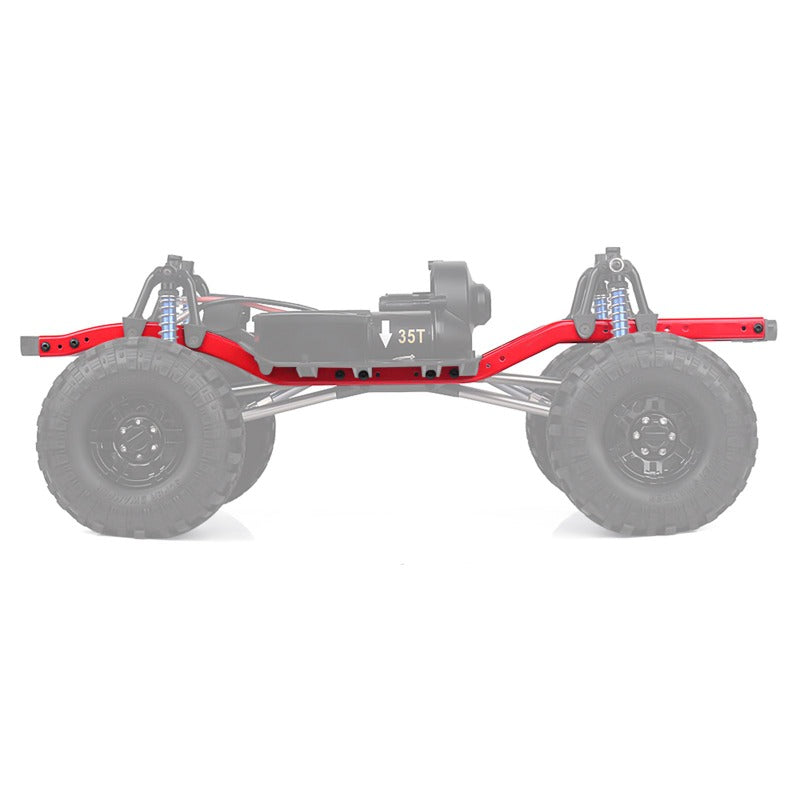 INJORA Metal Girder Side Frame Chassis Rails for SCX10 & SCX10 II (Black) 8 INJORA Metal Girder Side Frame Chassis Rails for SCX10 & SCX10 II (Black)