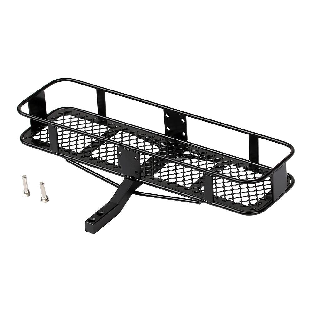 INJORA Metal Rear Bumper & Back Hitch Carrier Rack for SCX10 Jeep Wrangler 12 INJORA Metal Rear Bumper & Back Hitch Carrier Rack for SCX10 Jeep Wrangler