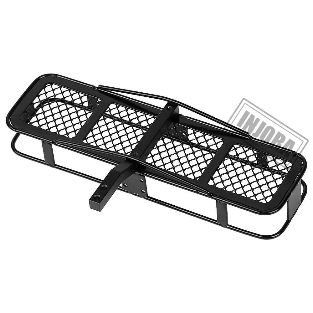INJORA Metal Rear Bumper & Back Hitch Carrier Rack for SCX10 Jeep Wrangler 13 INJORA Metal Rear Bumper & Back Hitch Carrier Rack for SCX10 Jeep Wrangler