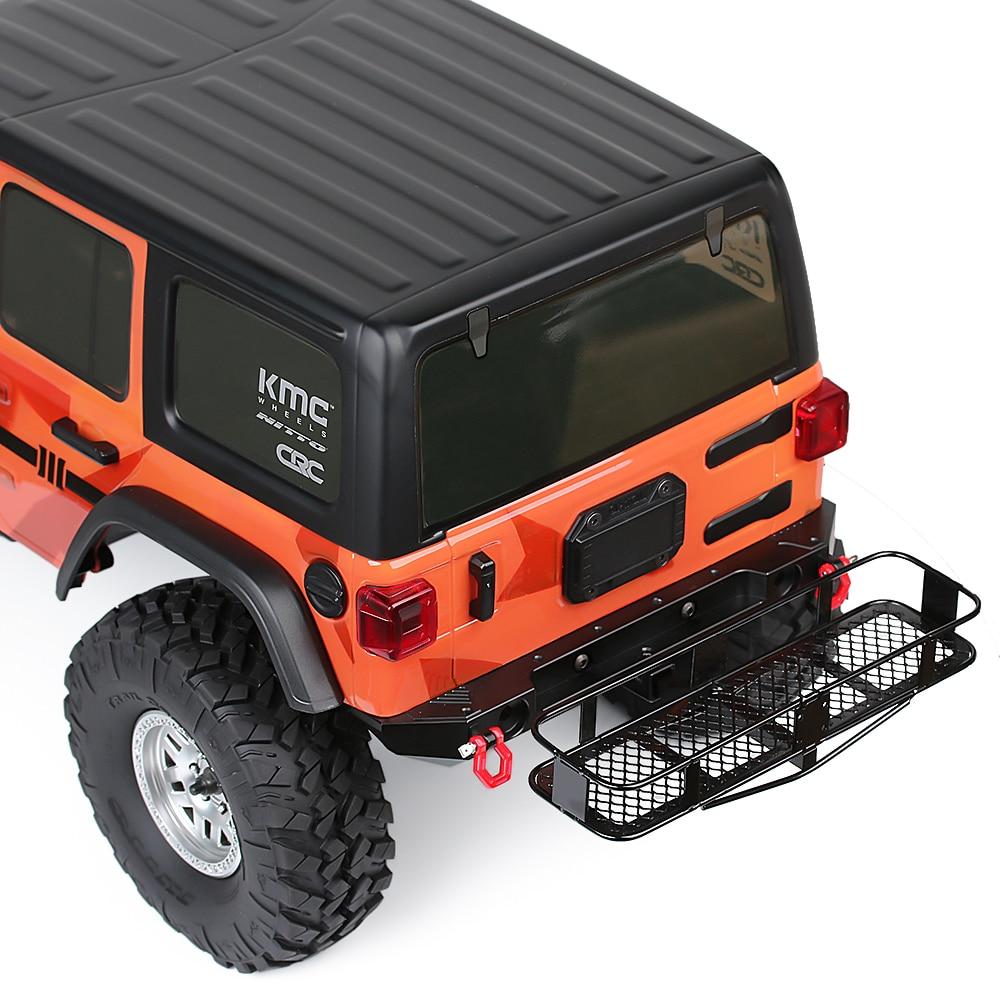 INJORA Metal Rear Bumper & Back Hitch Carrier Rack for SCX10 Jeep Wrangler 16 INJORA Metal Rear Bumper & Back Hitch Carrier Rack for SCX10 Jeep Wrangler