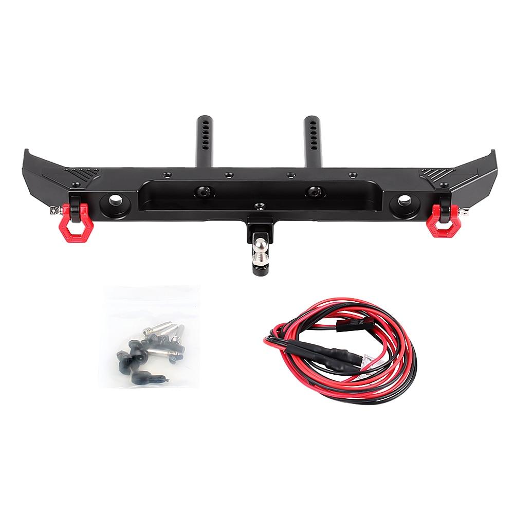 INJORA Metal Rear Bumper & Back Hitch Carrier Rack for SCX10 Jeep Wrangler 3 INJORA Metal Rear Bumper & Back Hitch Carrier Rack for SCX10 Jeep Wrangler