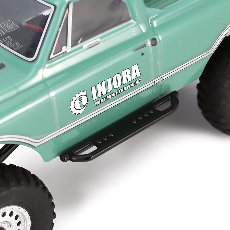 INJORA Metal Rock Sliders Side Pedal for Axial SCX24 Chevrolet C10 13 INJORA Metal Rock Sliders Side Pedal for Axial SCX24 Chevrolet C10