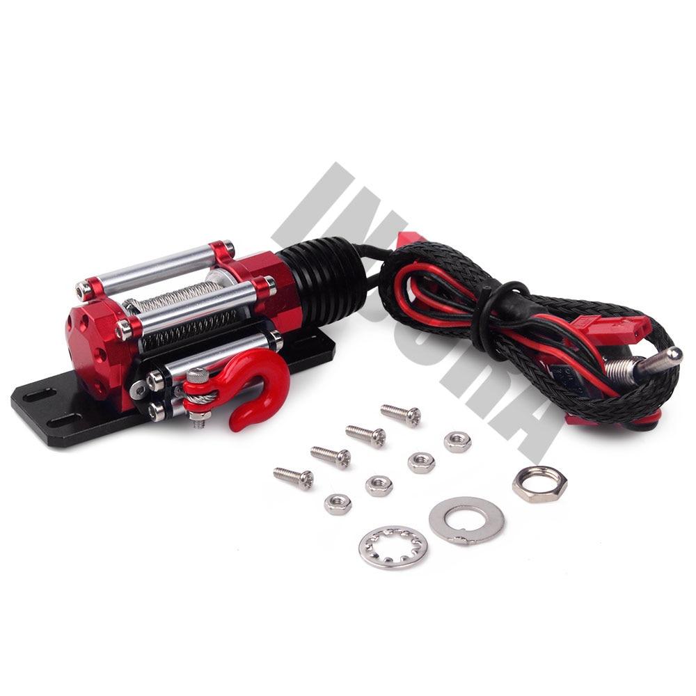 INJORA Metal Steel Wired Automatic Simulated Winch for 1/10 RC Crawler 4 INJORA Metal Steel Wired Automatic Simulated Winch for 1/10 RC Crawler