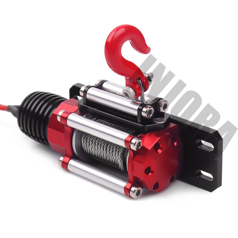 INJORA Metal Steel Wired Automatic Simulated Winch for 1/10 RC Crawler 6 INJORA Metal Steel Wired Automatic Simulated Winch for 1/10 RC Crawler