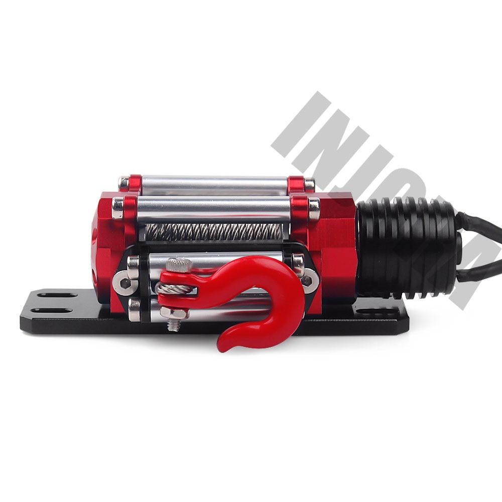 INJORA Metal Steel Wired Automatic Simulated Winch for 1/10 RC Crawler 7 INJORA Metal Steel Wired Automatic Simulated Winch for 1/10 RC Crawler