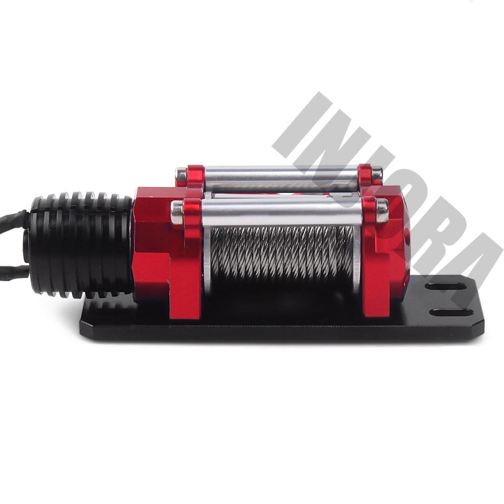 INJORA Metal Steel Wired Automatic Simulated Winch for 1/10 RC Crawler 8 INJORA Metal Steel Wired Automatic Simulated Winch for 1/10 RC Crawler