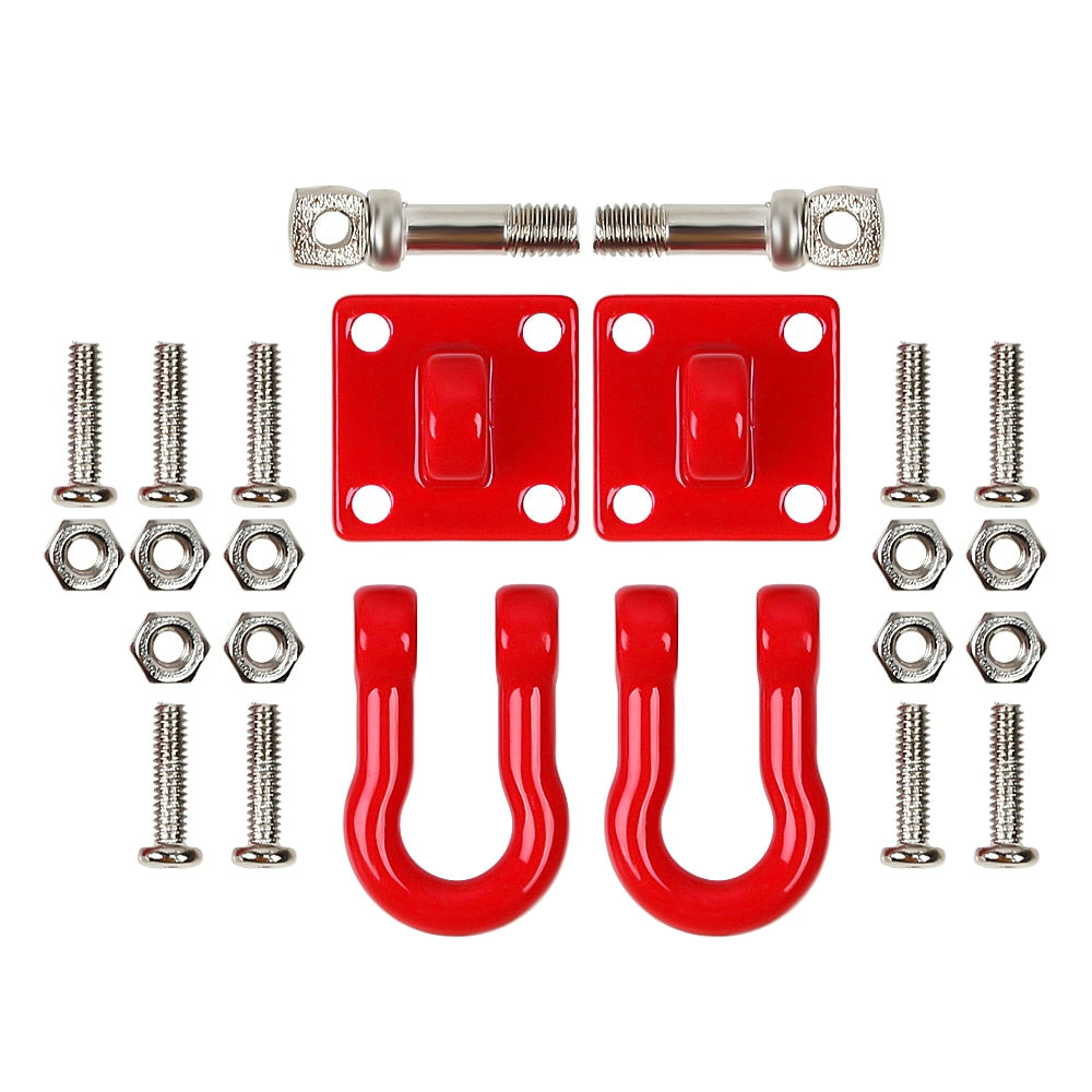 INJORA Metal Trailer Tow Hook Accessories for 1/10 RC Crawler 5 INJORA Metal Trailer Tow Hook Accessories for 1/10 RC Crawler