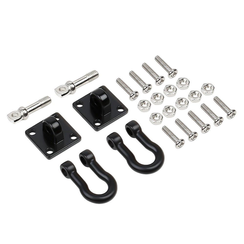 INJORA Metal Trailer Tow Hook Accessories for 1/10 RC Crawler 7 INJORA Metal Trailer Tow Hook Accessories for 1/10 RC Crawler