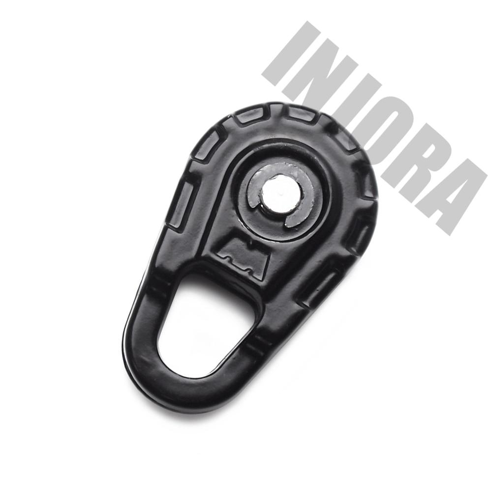 INJORA Metal Winch Tow Rope Snatch Block for 1/10 RC Crawler 5 INJORA Metal Winch Tow Rope Snatch Block for 1/10 RC Crawler