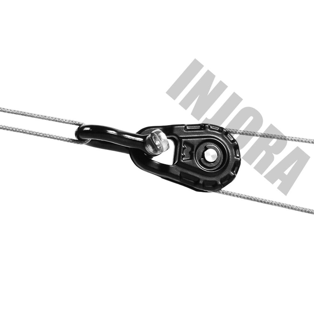 INJORA Metal Winch Tow Rope Snatch Block for 1/10 RC Crawler 7 INJORA Metal Winch Tow Rope Snatch Block for 1/10 RC Crawler