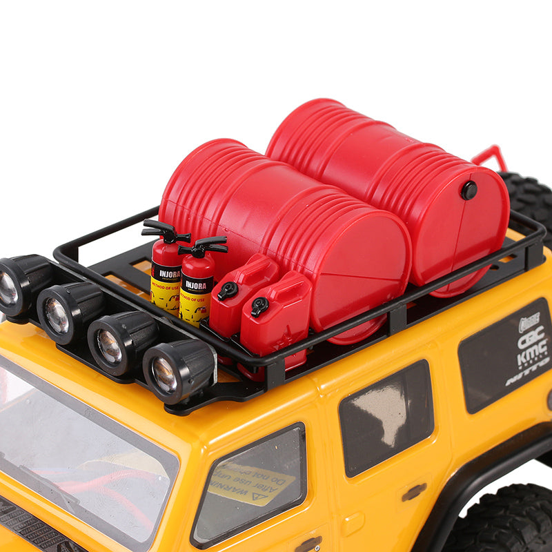 INJORA Mini Fuel Tank Fire Extinguisher Shovel Oil Drum Scale Accessories for 1/24 1/18 RC Crawlers 35 INJORA Mini Fuel Tank Fire Extinguisher Shovel Oil Drum Scale Accessories for 1/24 1/18 RC Crawlers