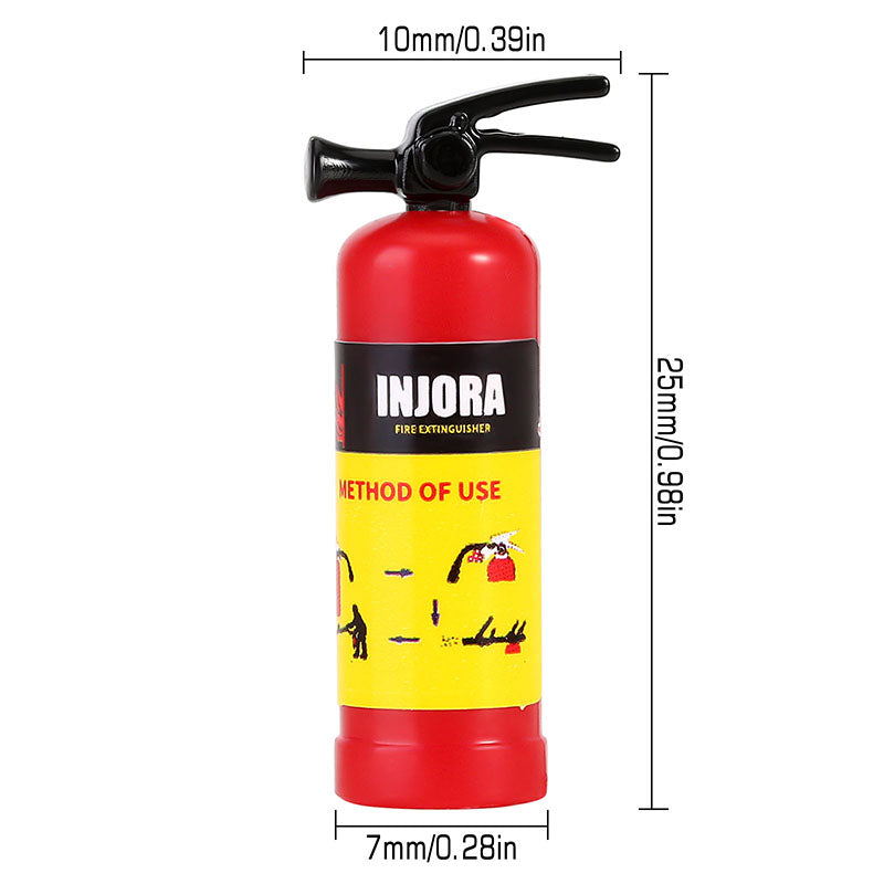 INJORA Mini Fuel Tank Fire Extinguisher Shovel Oil Drum Scale Accessories for 1/24 1/18 RC Crawlers 10 INJORA Mini Fuel Tank Fire Extinguisher Shovel Oil Drum Scale Accessories for 1/24 1/18 RC Crawlers
