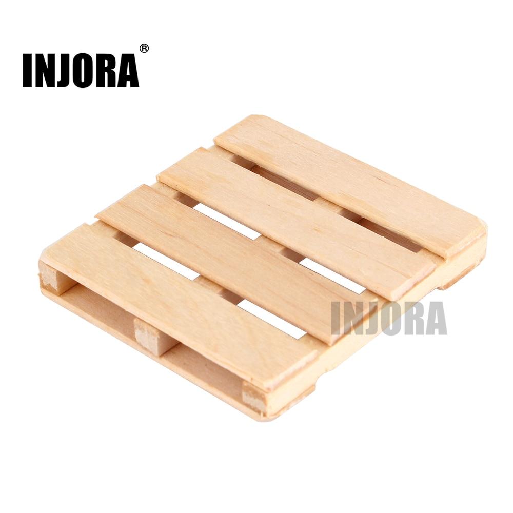 INJORA Mini Wooden Forklift Pallet, 1/10 Scale Accessories for RC Crawler