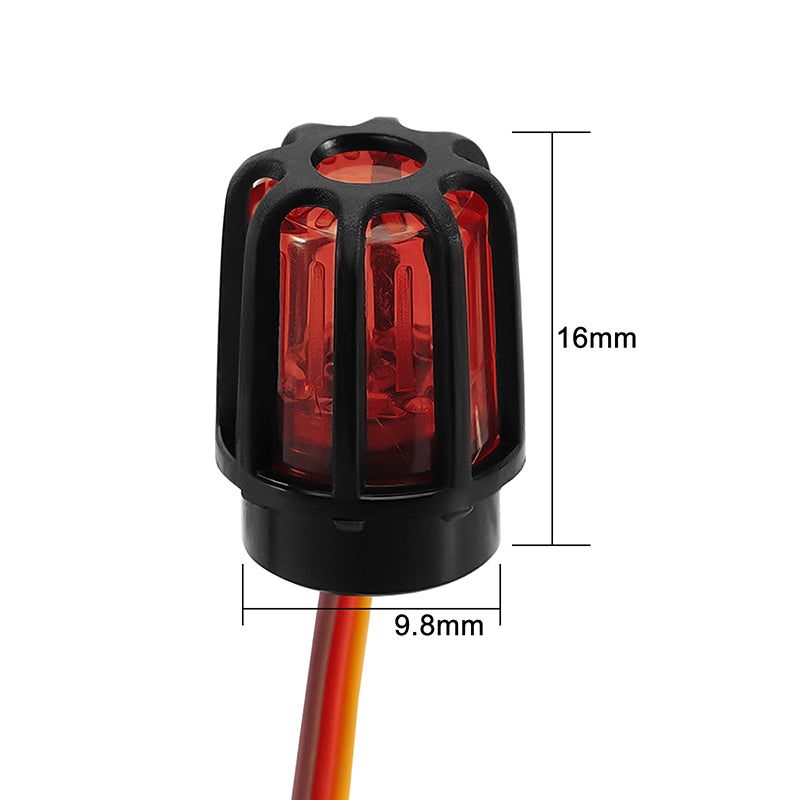 INJORA Multi-function LED Light with Cover for 1/10 RC Car 1/14 Tamiya Truck 12 INJORA Multi-function LED Light with Cover for 1/10 RC Car 1/14 Tamiya Truck
