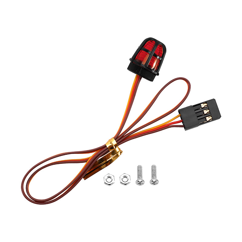 INJORA Multi-function LED Light with Cover for 1/10 RC Car 1/14 Tamiya Truck 28 INJORA Multi-function LED Light with Cover for 1/10 RC Car 1/14 Tamiya Truck