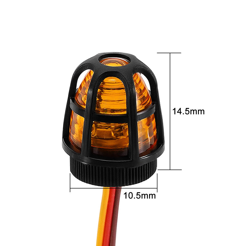 INJORA Multi-function LED Light with Cover for 1/10 RC Car 1/14 Tamiya Truck 34 INJORA Multi-function LED Light with Cover for 1/10 RC Car 1/14 Tamiya Truck