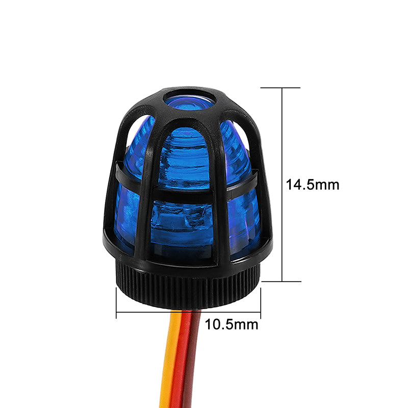 INJORA Multi-function LED Light with Cover for 1/10 RC Car 1/14 Tamiya Truck 36 INJORA Multi-function LED Light with Cover for 1/10 RC Car 1/14 Tamiya Truck