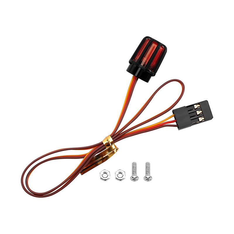 INJORA Multi-function LED Light with Cover for 1/10 RC Car 1/14 Tamiya Truck 10 INJORA Multi-function LED Light with Cover for 1/10 RC Car 1/14 Tamiya Truck