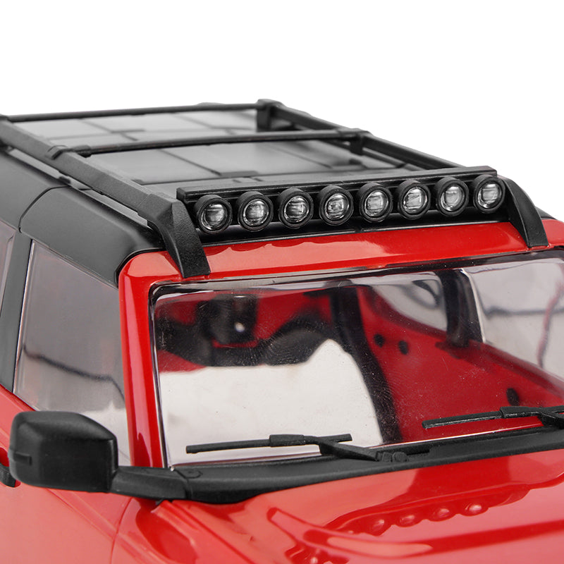 INJORA Nylon Molded 8LED Roof Light Bar for 1/18 TRX4M Bronco (4M-47) 7 INJORA Nylon Molded 8LED Roof Light Bar for 1/18 TRX4M Bronco (4M-47)