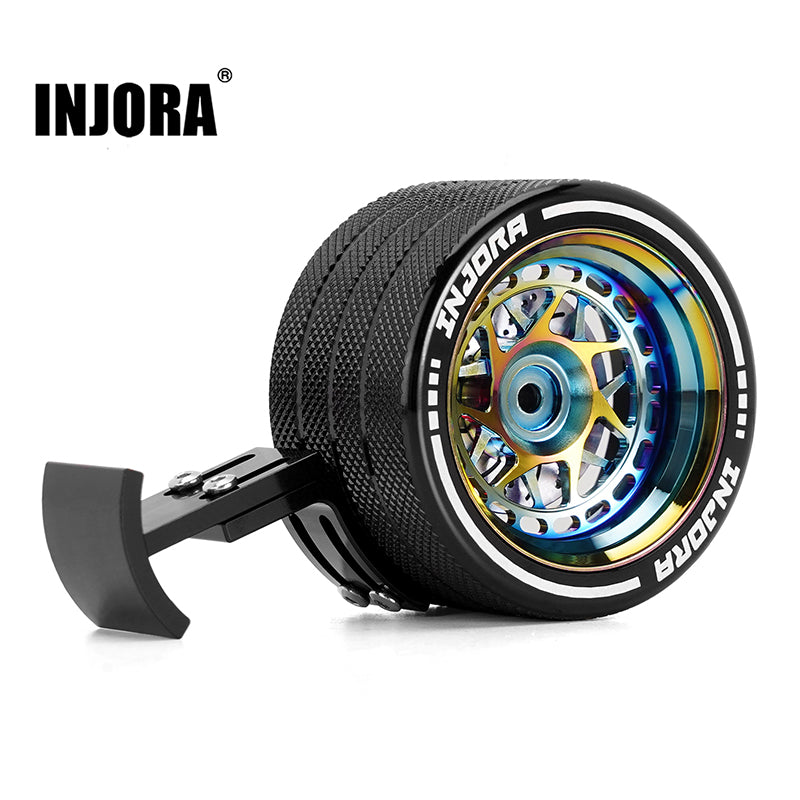INJORA One-handed Control Steering Wheel for TQI DX3 NB4 4PV 7PX 10PX Transmitter