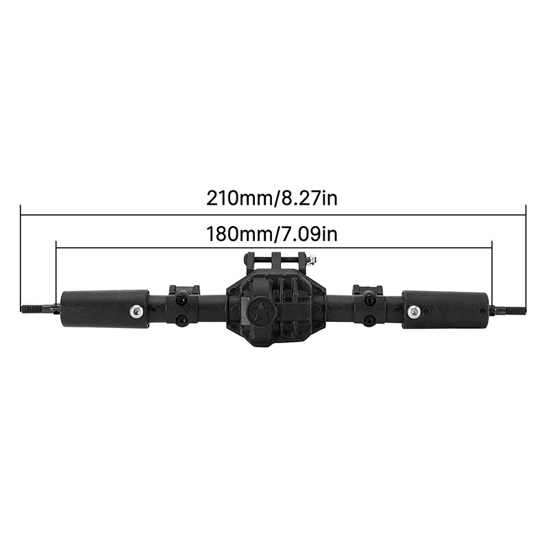INJORA Plastic Front / Rear Straight Axles for Axial SCX10 II (AXCQ-01) 12 INJORA Plastic Front / Rear Straight Axles for Axial SCX10 II (AXCQ-01)