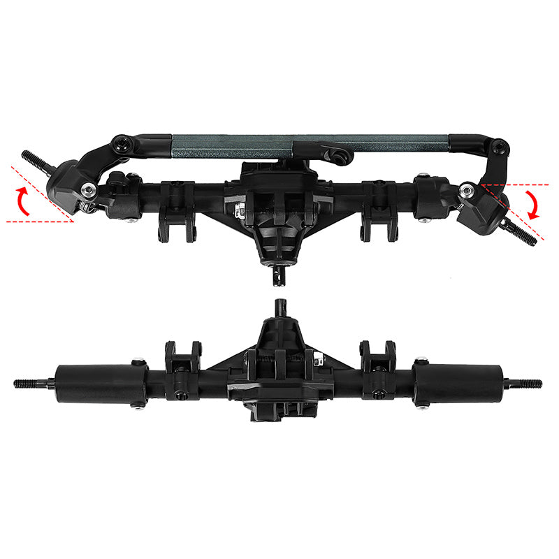 INJORA Plastic Front / Rear Straight Axles for Axial SCX10 II (AXCQ-01) 5 INJORA Plastic Front / Rear Straight Axles for Axial SCX10 II (AXCQ-01)