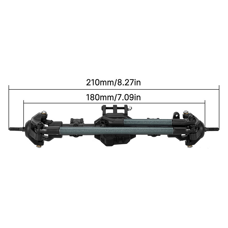 INJORA Plastic Front / Rear Straight Axles for Axial SCX10 II (AXCQ-01) 7 INJORA Plastic Front / Rear Straight Axles for Axial SCX10 II (AXCQ-01)
