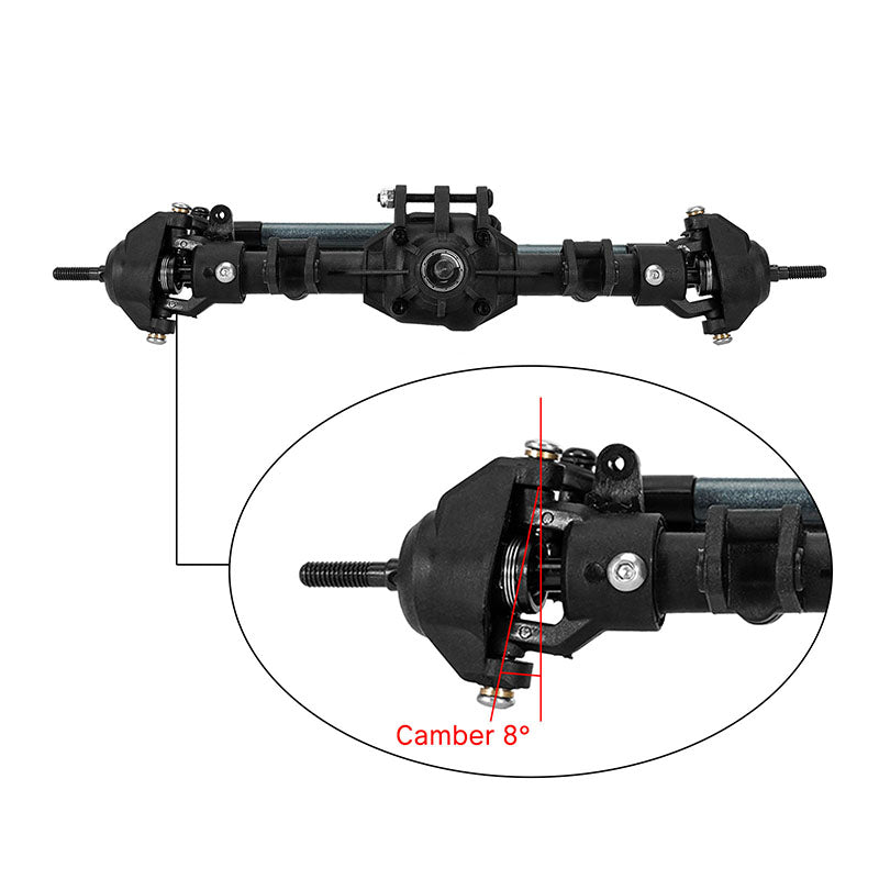 INJORA Plastic Front / Rear Straight Axles for Axial SCX10 II (AXCQ-01) 10 INJORA Plastic Front / Rear Straight Axles for Axial SCX10 II (AXCQ-01)