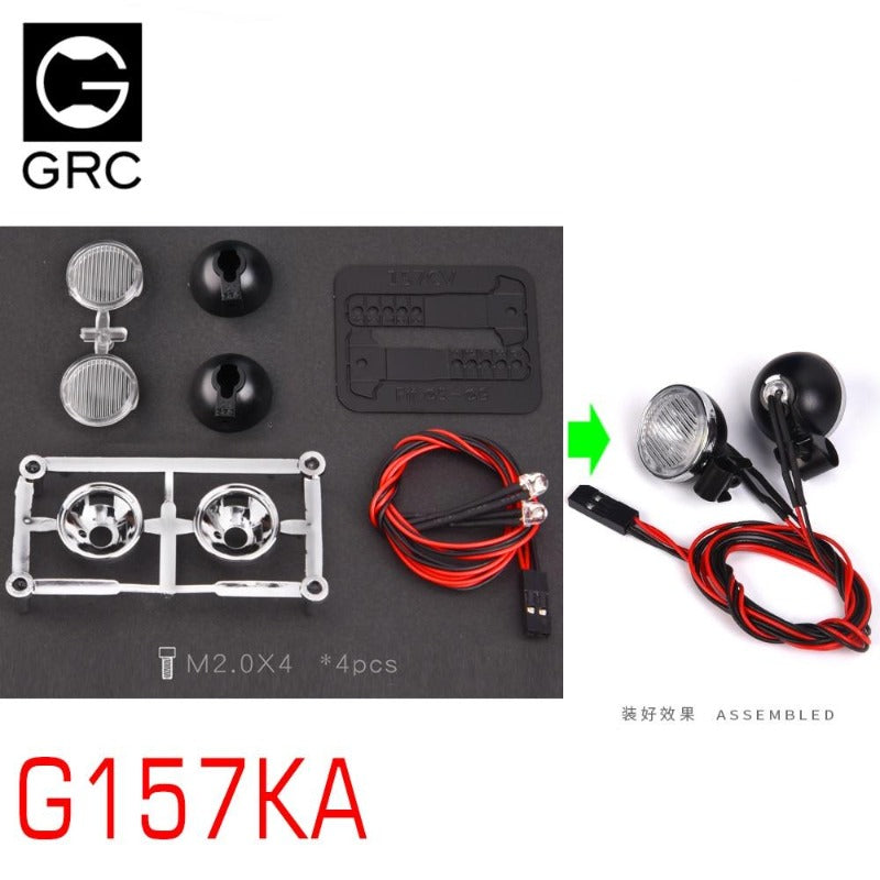 INJORA RC Car LED Light Headlights Spotlight for 1/10 RC Crawler 17 INJORA RC Car LED Light Headlights Spotlight for 1/10 RC Crawler