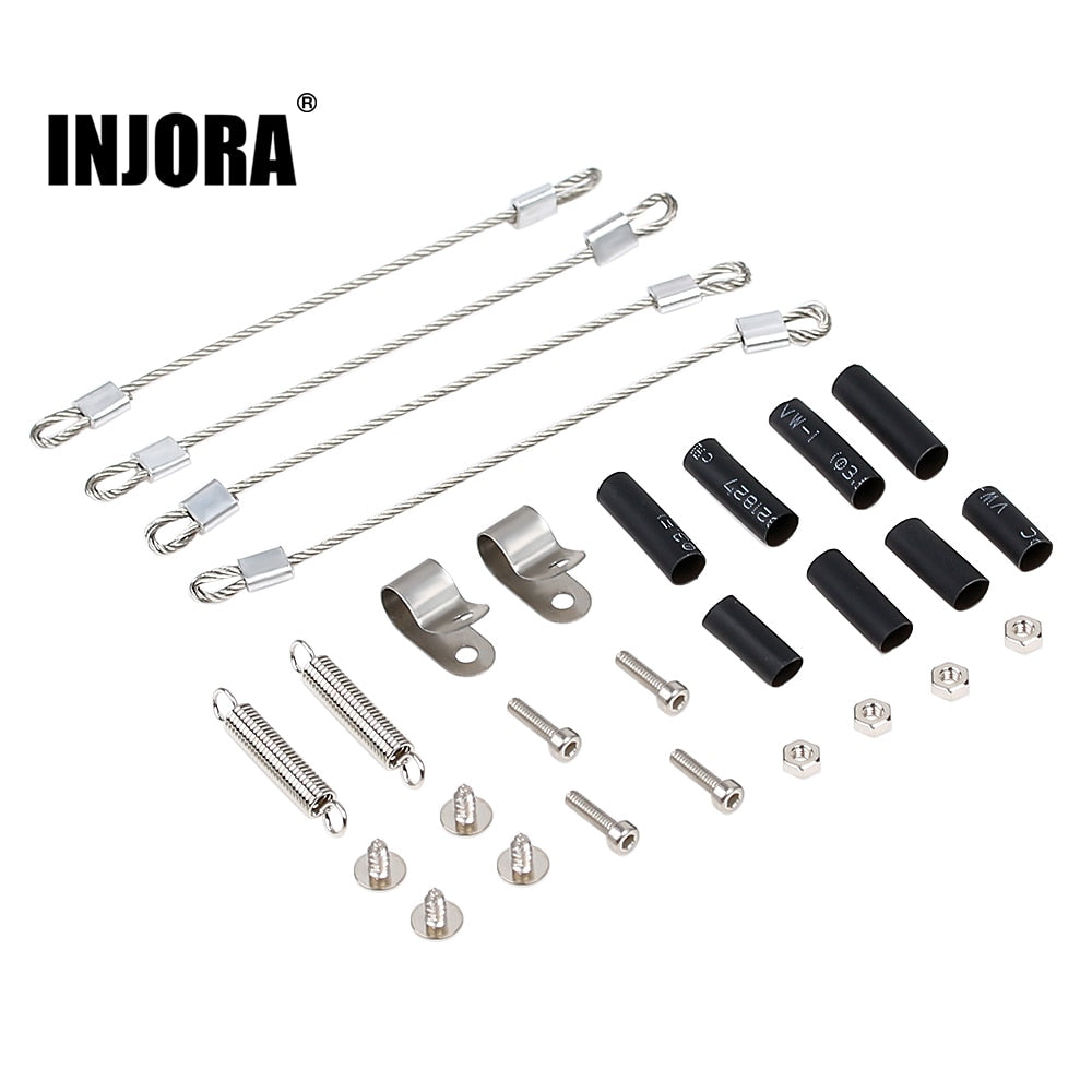INJORA RC Car Modified Part Steel Rope for 1/10 RC Rock Crawler