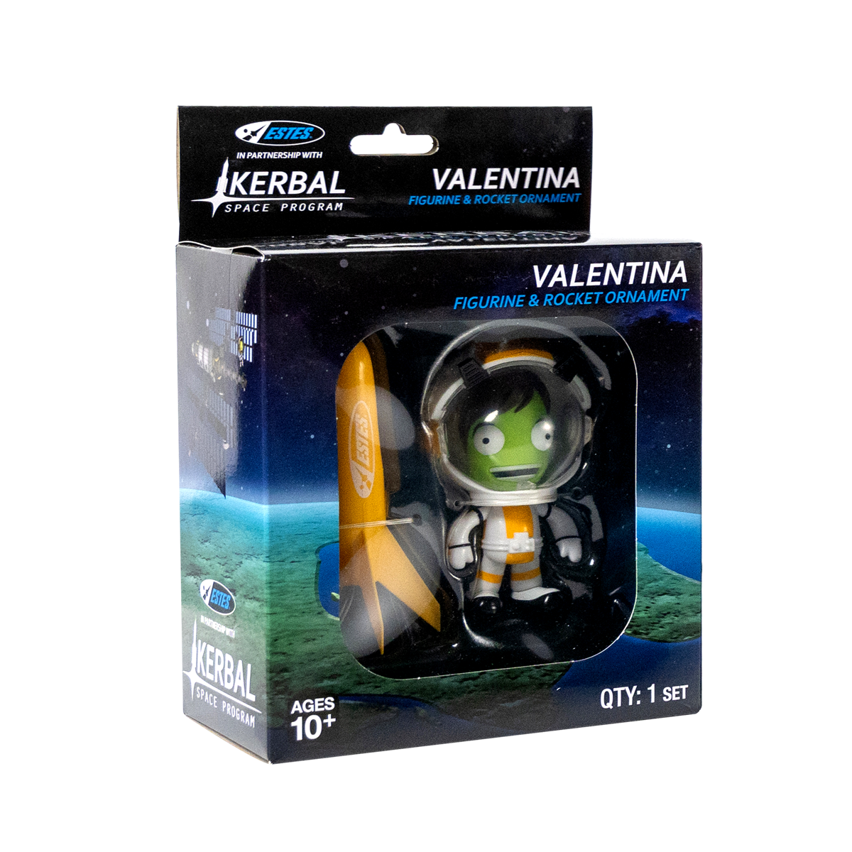 Kerbal Val & Estes Rocket Ornament 3 Kerbal Val & Estes Rocket Ornament