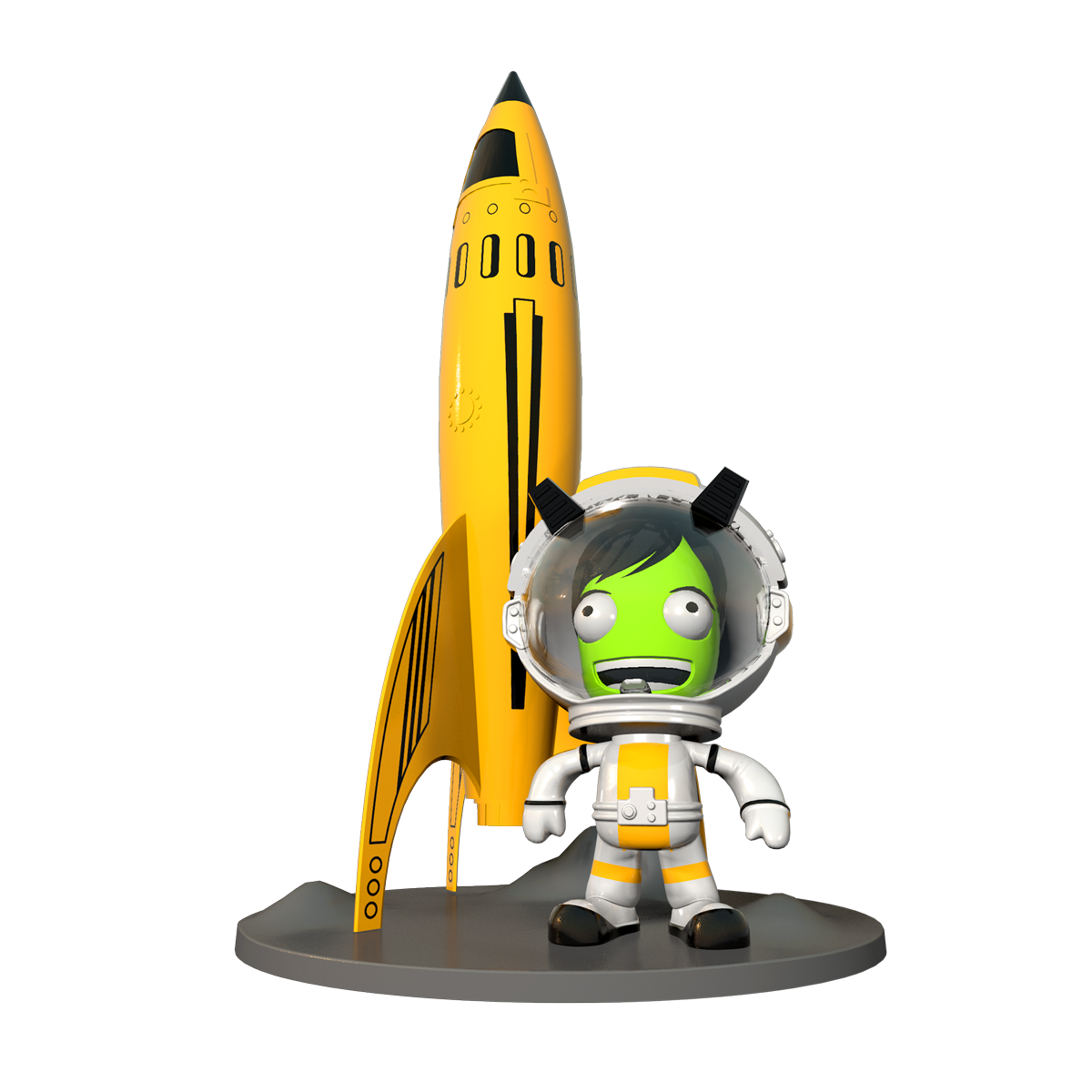 Kerbal Val & Moondog Desktop Display