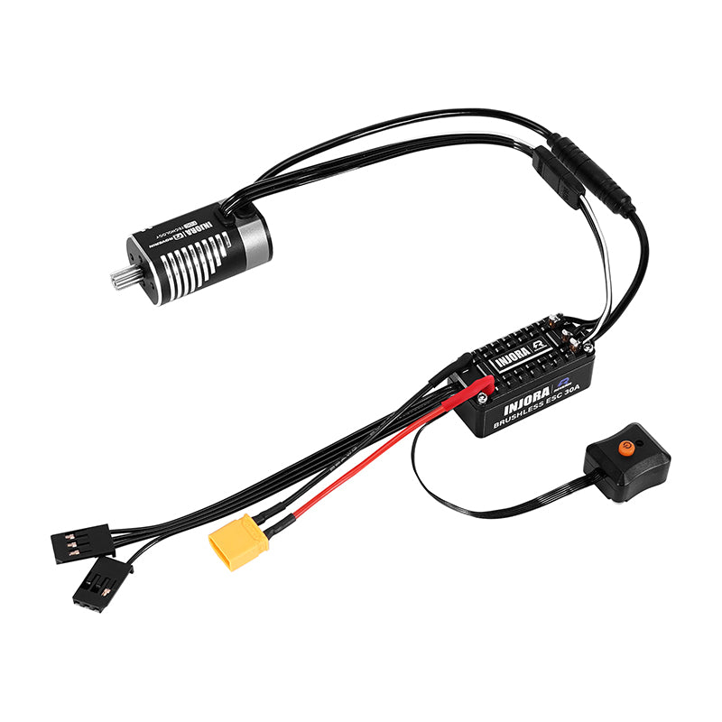 INJORA Roverin FOC Sensored Brushless ESC & Motor Combo for 1/18 TRX4M Ascent18 (4800Kv) 11 INJORA Roverin FOC Sensored Brushless ESC & Motor Combo for 1/18 TRX4M Ascent18 (4800Kv)