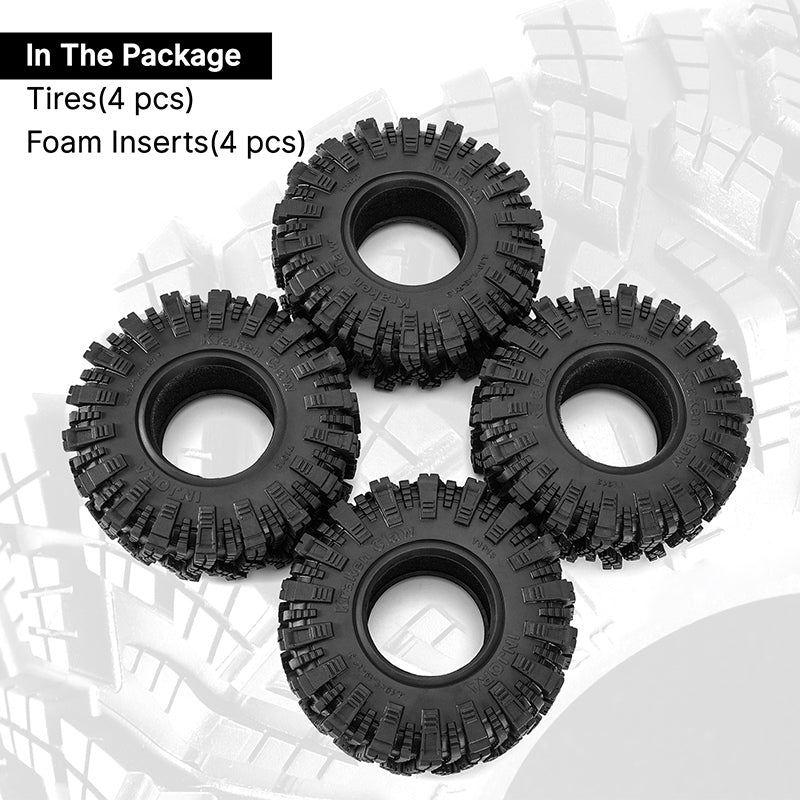 INJORA S5 Kraken Claw 1.9" 4.19" OD M/T Tires (4) (106*37mm) 7 INJORA S5 Kraken Claw 1.9" 4.19" OD M/T Tires (4) (106*37mm)