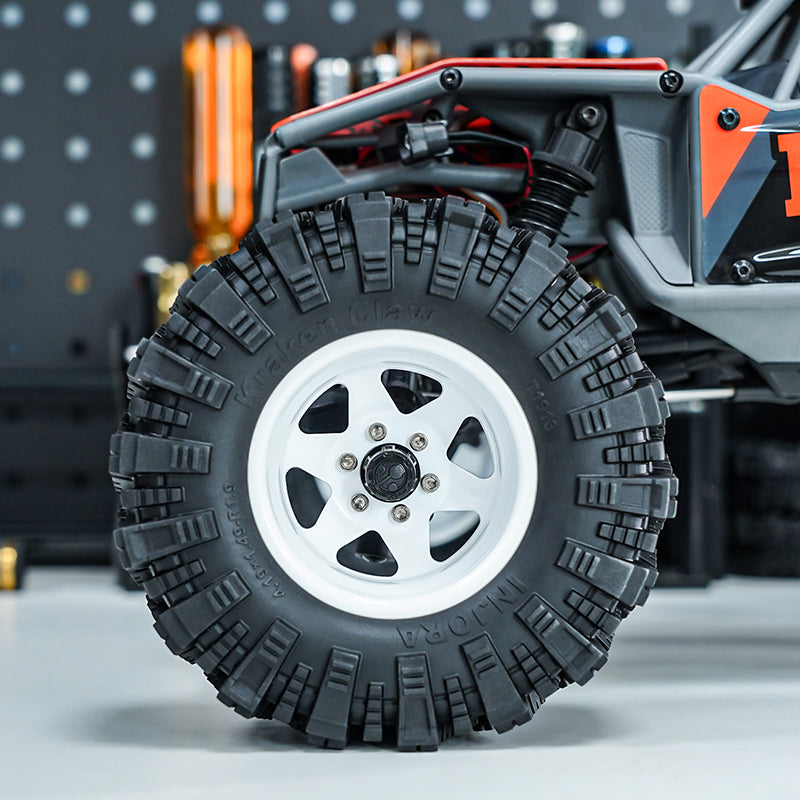 INJORA S5 Kraken Claw 1.9" 4.19" OD M/T Tires (4) (106*37mm) 8 INJORA S5 Kraken Claw 1.9" 4.19" OD M/T Tires (4) (106*37mm)