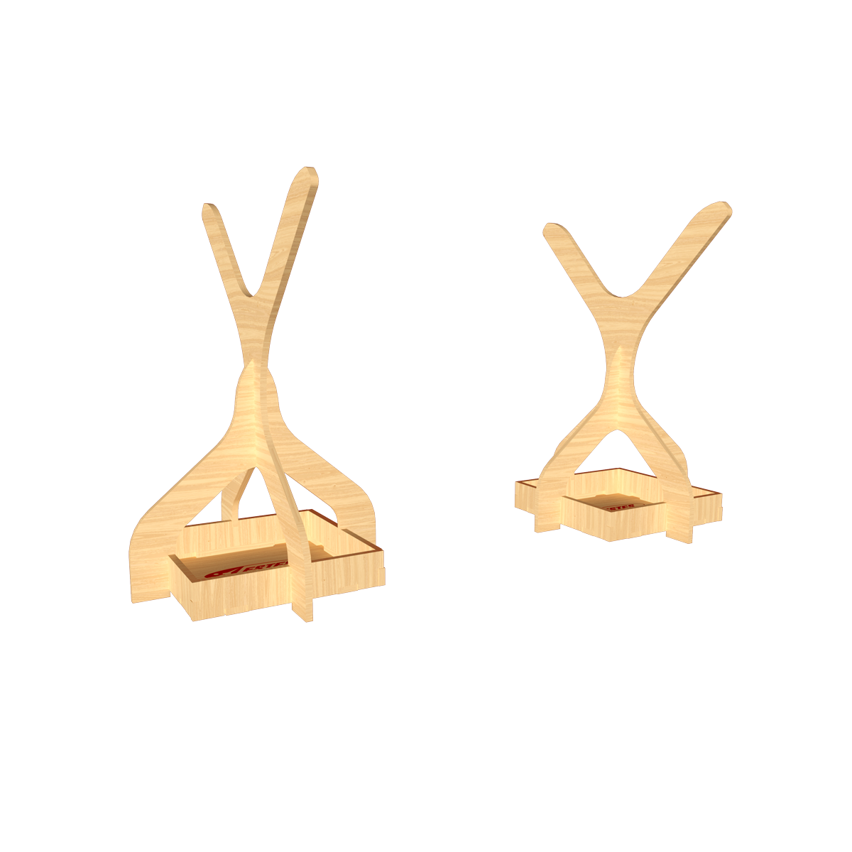 Laser-Cut Rocket Cradle