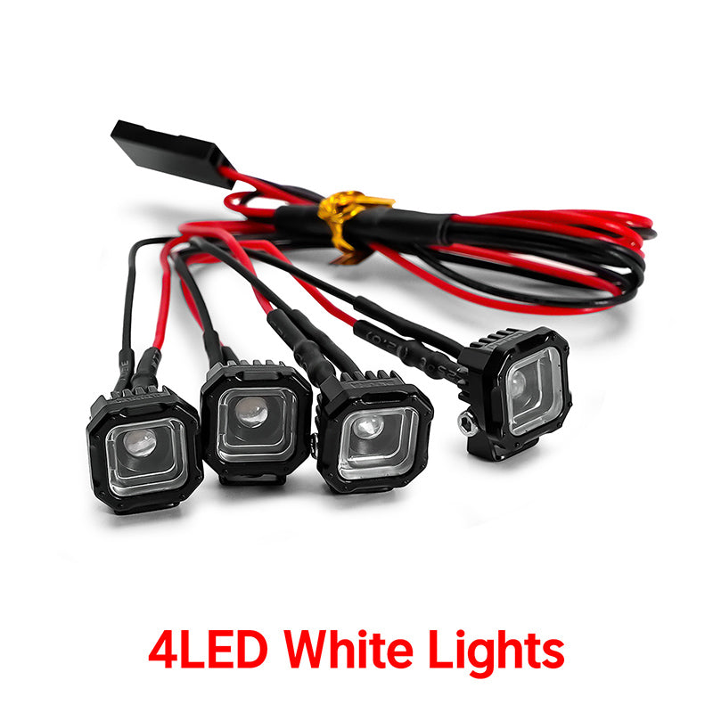 INJORA Square LED Lights for 1/18 1/24 RC Crawlers (White, Yellow) 11 INJORA Square LED Lights for 1/18 1/24 RC Crawlers (White, Yellow)