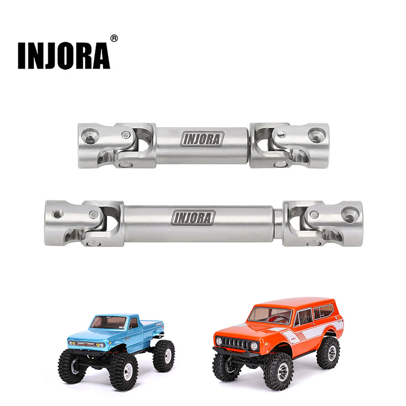 INJORA Stainless Steel Drive Shafts for 1/18 Redcat Ascent-18