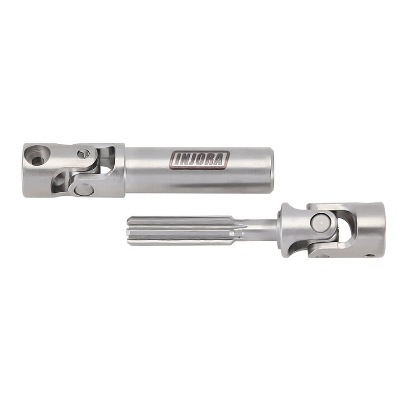 INJORA Stainless Steel Drive Shafts with D Shaped Hole for 1/24 Axial AX24 8 INJORA Stainless Steel Drive Shafts with D Shaped Hole for 1/24 Axial AX24