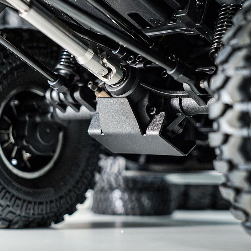 INJORA Stainless Steel Front Rear Axle Protector for FMS FCX10 4 INJORA Stainless Steel Front Rear Axle Protector for FMS FCX10