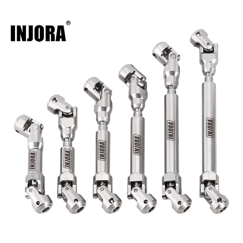 INJORA Stainless Steel Heavy-Duty Drive Shaft for 1/10 RC Crawler
